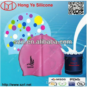 liquid silicone screen printing ink for swimming cap